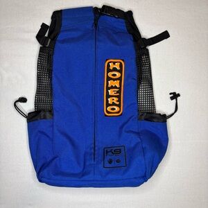 K9 Sport Sack Dog Carrier Adjustable Backpack Size Small Blue Removable Patch